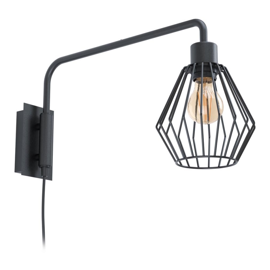 Eglo 99349 - Vägglampa TABILLANO 1xE27/40W/230V