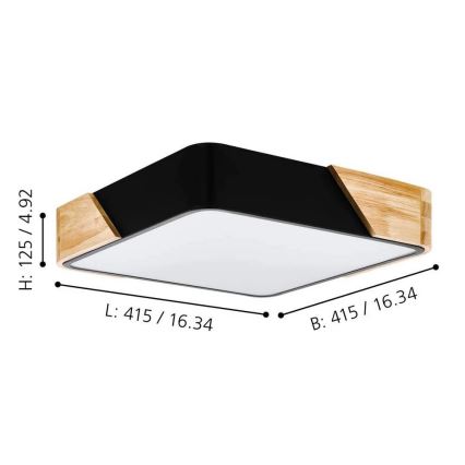 Eglo 99389 - Takbelysning GRIMALDINO 2xE27/28W/230V