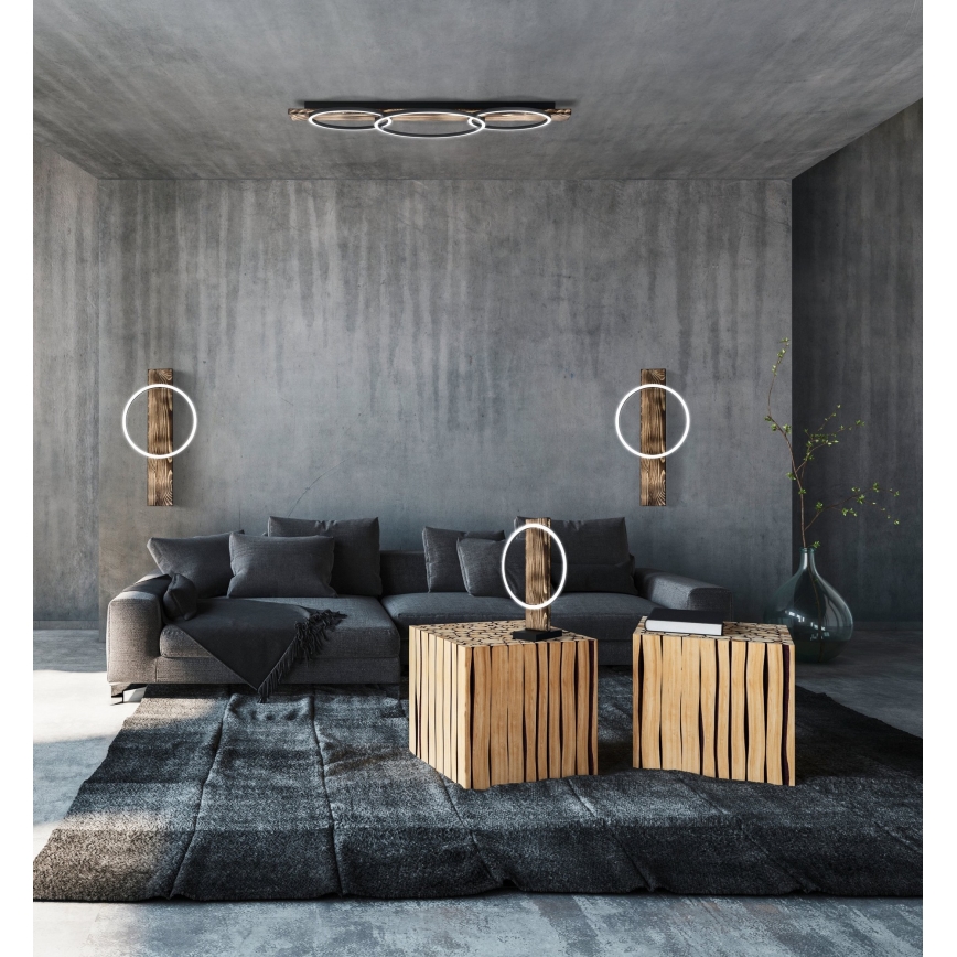 Eglo - LED Taklampa 2xLED/12W/230V + LED/12W