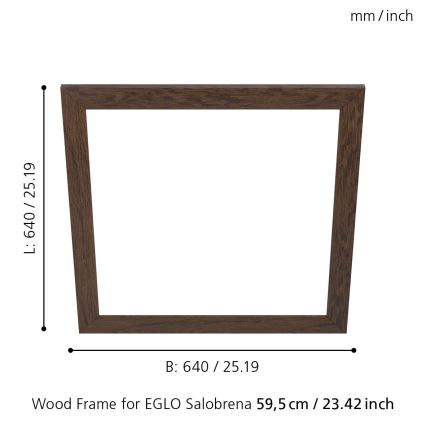 Eglo - Armaturram SALOBRENA 595x595 mm