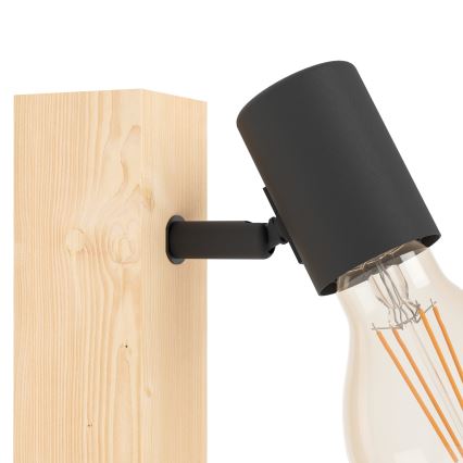 Eglo - Väggspotlight TOWNSHEND 1xE27/10W/230V