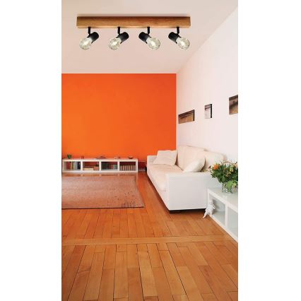 Eglo - Spotlight TOWNSHEND 4xE27/60W/230V