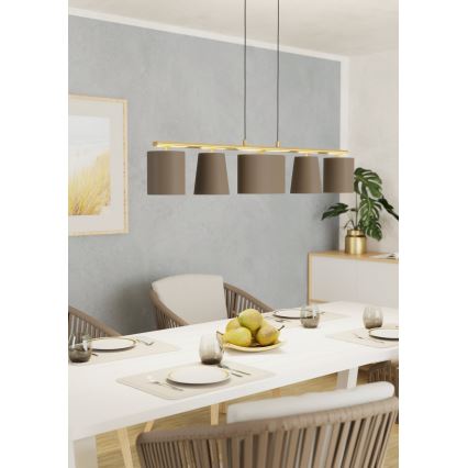 Eglo - Taklampa med 5xE14/40W/230V