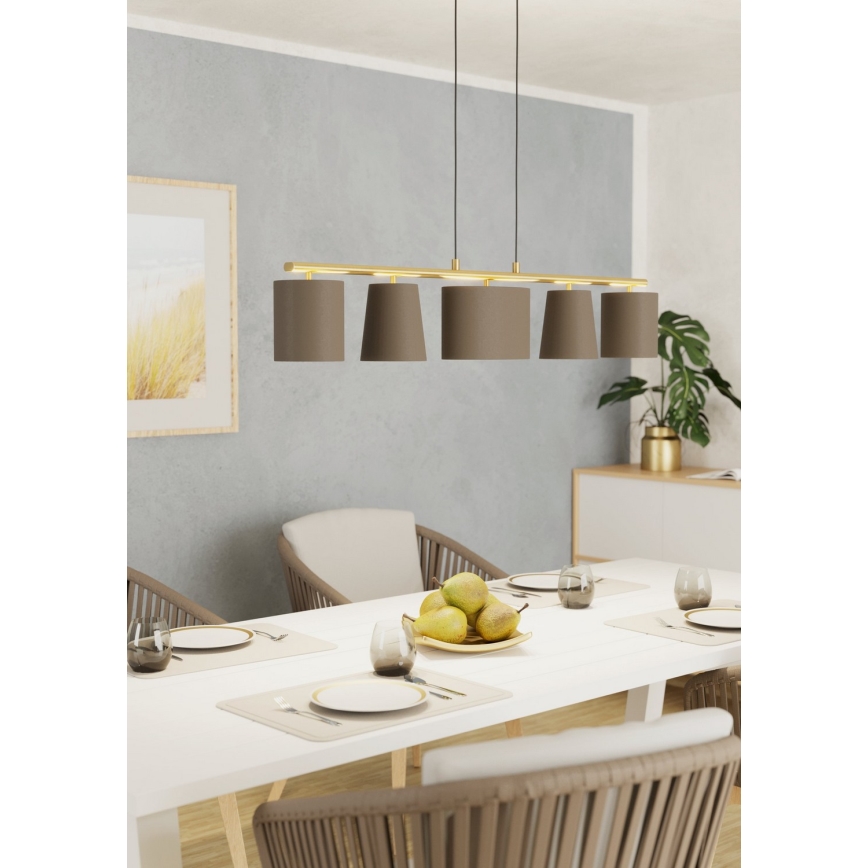 Eglo - Taklampa med 5xE14/40W/230V