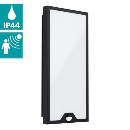 Eglo - Utomhus LED vägglampa  med sensor   LED/16W/230V IP44