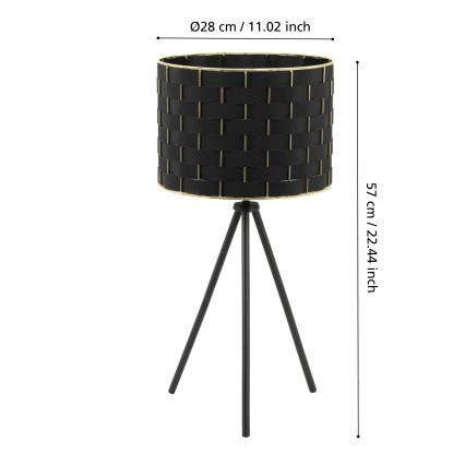 Eglo - Bordslampa  1xE27/40W/230V