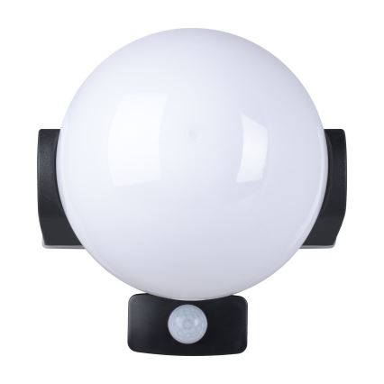 Eglo 99573 - Utomhusvägglampa med sensor RUBIO 1xE27/15W/230V IP44