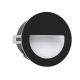 Eglo - LED Utomhus infälld Belysning LED/2,5W/230V IP65 svart