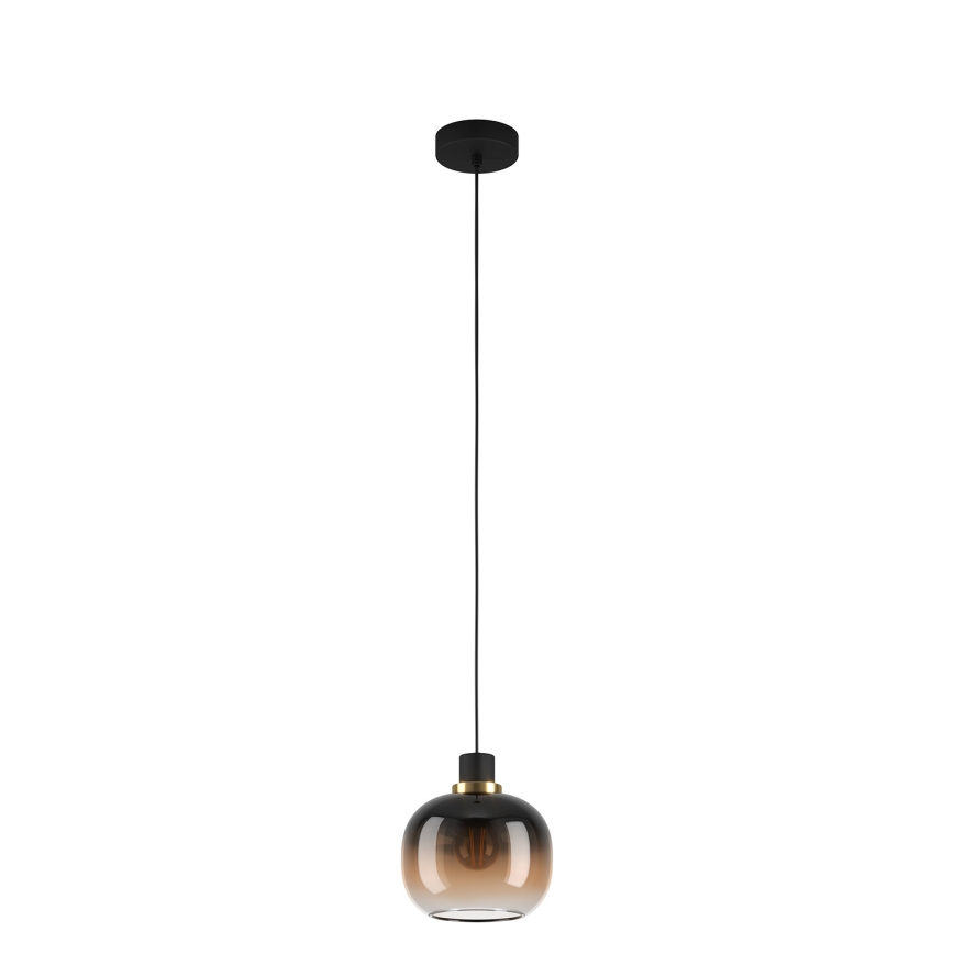 Eglo - Taklampa 1xE27/40W/230V brun