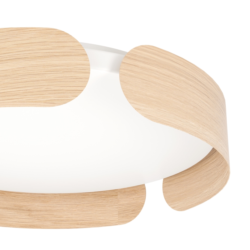 Eglo - LED-taklampa, 20 W, 230 V, Ø 37 cm, beige