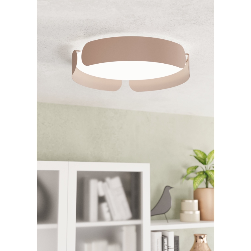 Eglo - LED taklampa LED/20W/230V Ø 37 cm brun