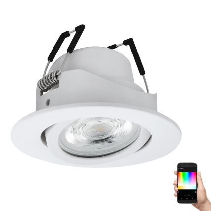 Eglo - LED RGBW dimbar infälld taklampa LED/5W/230V ZigBee