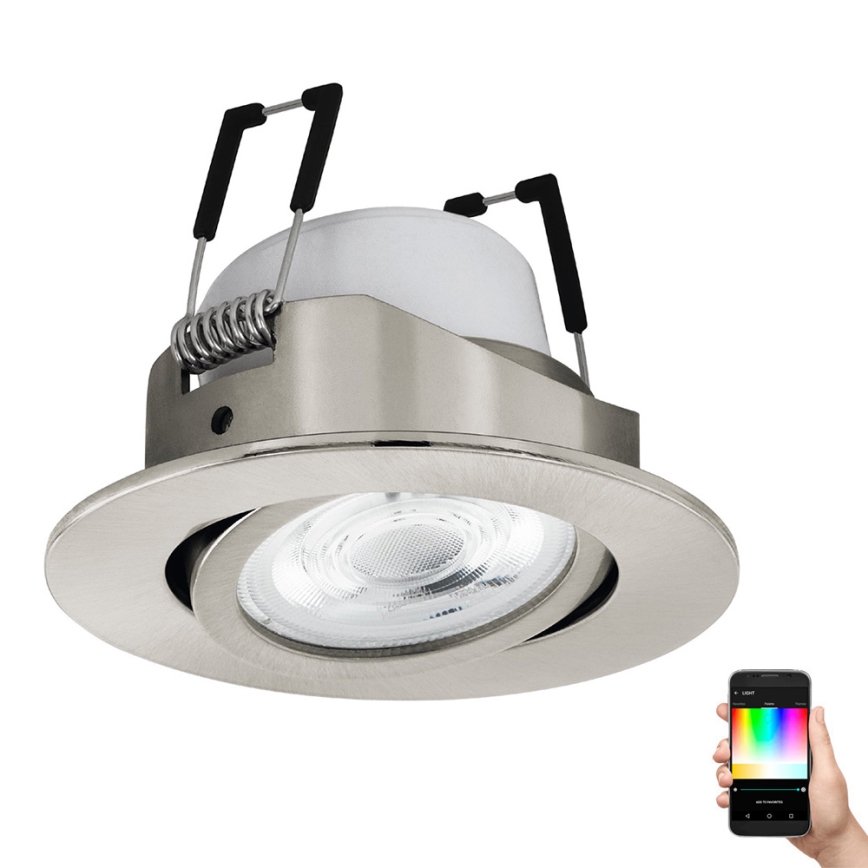 Eglo - LED RGBW dimbar infälld taklampa LED/5W/230V ZigBee