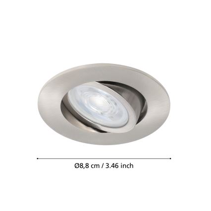 Eglo - LED RGBW dimbar infälld taklampa LED/5W/230V ZigBee