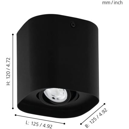 Eglo - LED RGBW dimbar spotlight 1xGU10/5W/230V ZigBee
