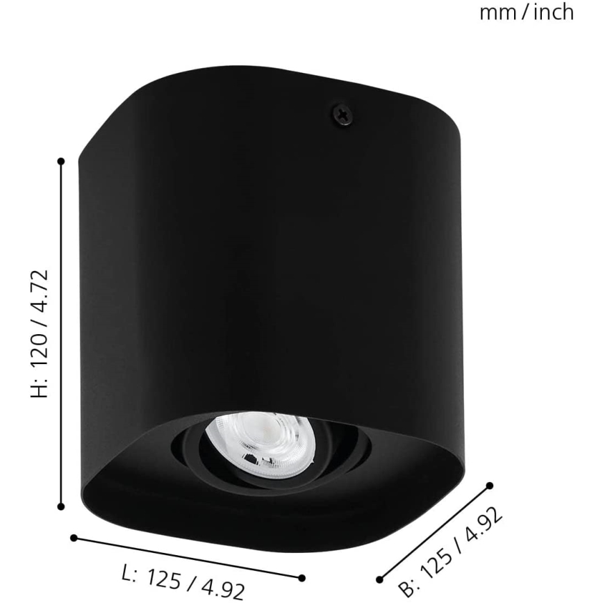 Eglo - LED RGBW dimbar spotlight 1xGU10/5W/230V ZigBee