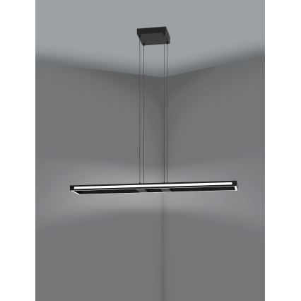 Eglo - LED ljusreglerad ljuskrona på textilsladd LED/33W/230V 2700-6500K