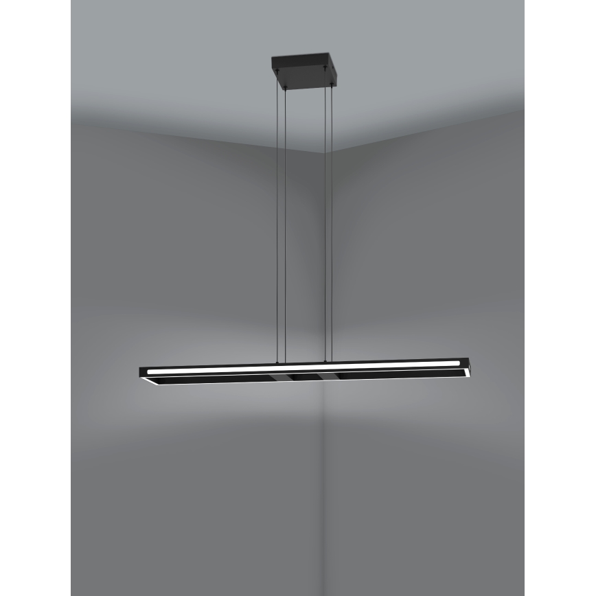 Eglo - LED ljusreglerad ljuskrona på textilsladd LED/33W/230V 2700-6500K