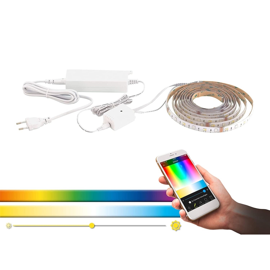 Eglo - LED RGBW Dimbart LED-remsa 8m LED/24W/24/230V 2700-6500K ZigBee