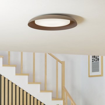 Eglo 99704 - LED Taklampa PENJAMO LED/17,1W/230V brun