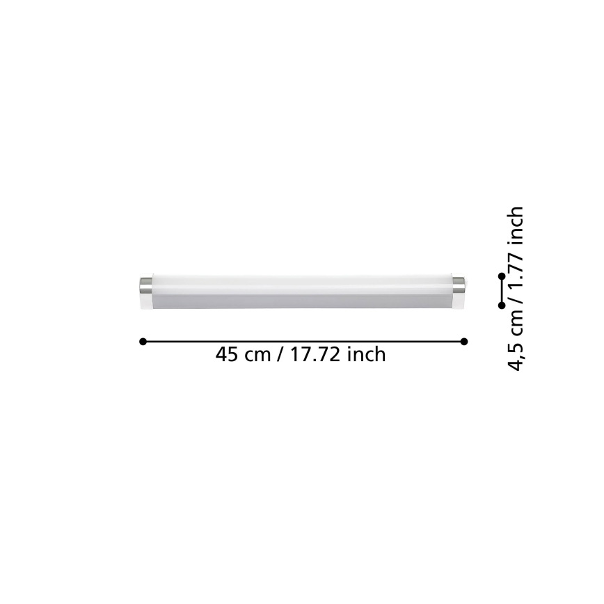 Eglo - LED badrumsspegelbelysning LED/7,5W/230V IP44 45 cm