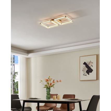 Eglo - LED taklampa  2xLED/11,2W/230V matt krom