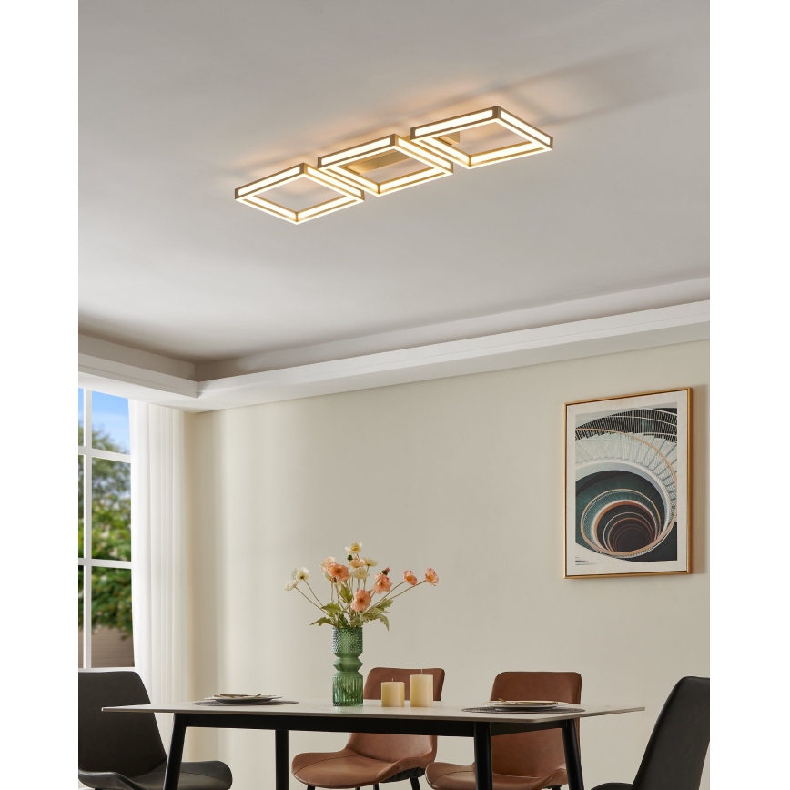 Eglo - LED taklampa  3xLED/11,2W/230V matt krom