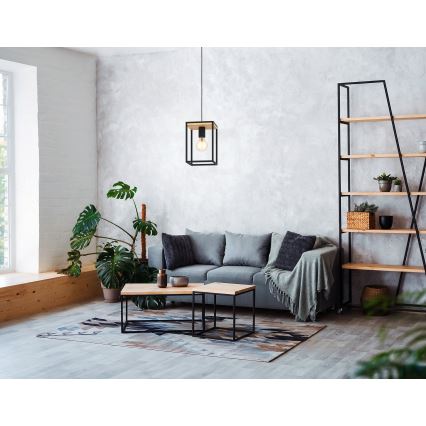 Eglo - Ljusskrona med upphängningsrem  1xE27/40W/230V