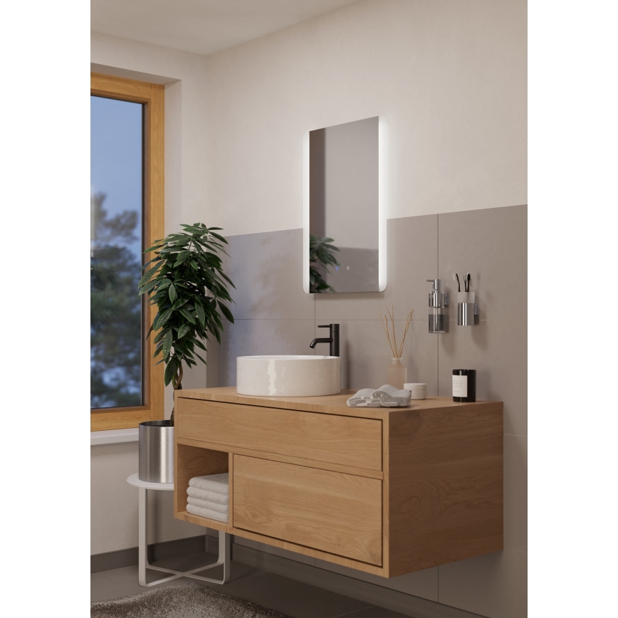 Eglo - LED uppvärmd badrumsspegel med belysning LED/28W/230V IP44