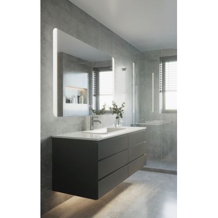 Eglo - LED uppvärmd badrumsspegel med belysning LED/24W/230V IP44