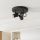 Eglo - Badrumsspot 3xGU10/5W/230V Ø 25 cm IP44 svart