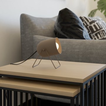 Eglo - Bordslampa 1xE14/8W/230V beige