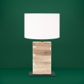 Eglo - Bordslampa 1xE27/40W/230V 62,5 cm brun