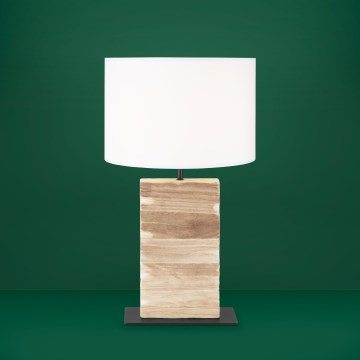 Eglo - Bordslampa 1xE27/40W/230V 62,5 cm brun