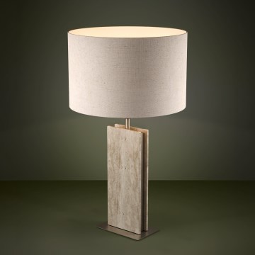 Eglo - Bordslampa 1xE27/40W/230V beige