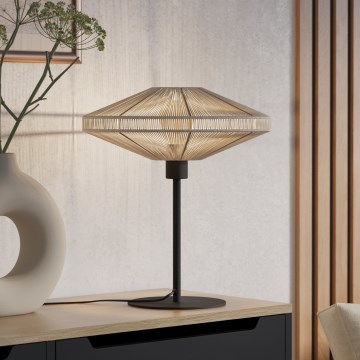 Eglo - Bordslampa 1xE27/40W/230V krämvit