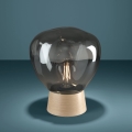 Eglo - Bordslampa 1xE27/40W/230V rökig