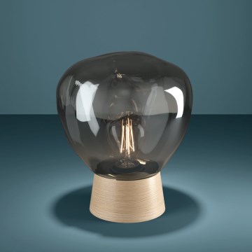 Eglo - Bordslampa 1xE27/40W/230V rökig