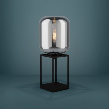 Eglo - Bordslampa 1xE27/40W/230V rökig