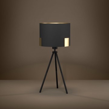 Eglo - Bordslampa 1xE27/40W/230V svart/guld