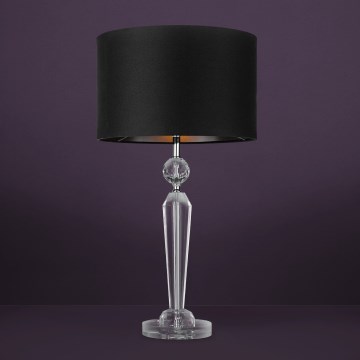 Eglo - Bordslampa 1xE27/40W/230V svart