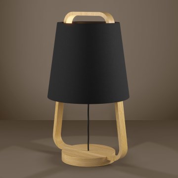 Eglo - Bordslampa 1xE27/40W/230V svart