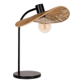 Eglo - Bordslampa 1xE27/42W/230V brun/svart