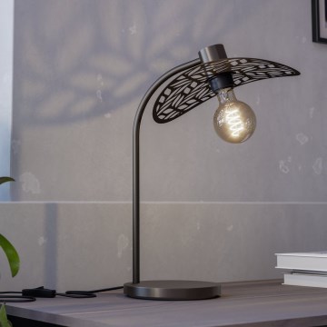 Eglo - Bordslampa 1xE27/60W/230V bronsfärgad