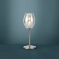 Eglo - Bordslampa 1xE27/60W/230V svart/rökfärgad