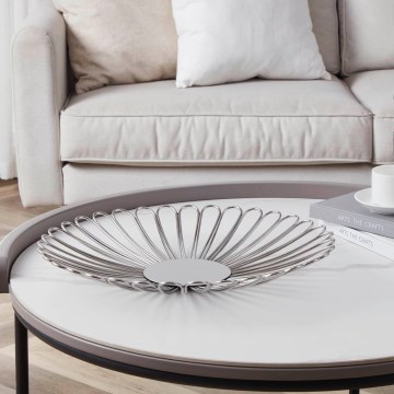 Eglo - Dekorativt bricka diameter 40,5 cm skinande krom