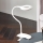 Eglo - Dimbar LED-lampa med klämma, LED/3 W, 5 V, 500 mAh, vit