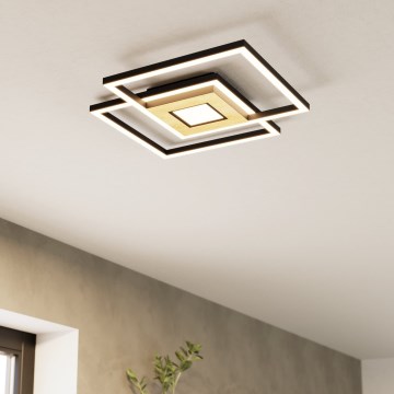 Eglo - Dimbart LED-takarmatur 2xLED/17W/230V +LED/4,2W 2700-6500K + fjärrkontroll