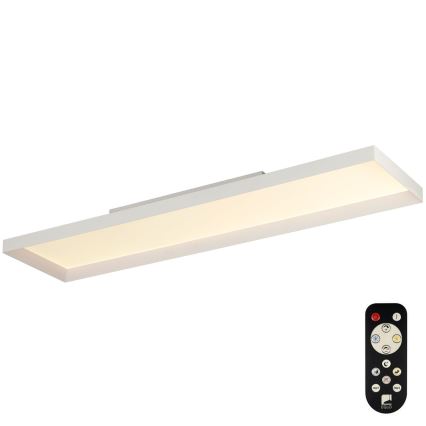 Eglo - Dimbart LED-takarmatur LED/43W/230V vit + fjärrkontroll