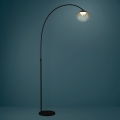 Eglo - Dimmbar LED-golvlampa LED/5,8W/230V 2200-6500K beige/rökfärgad + fjärrkontroll